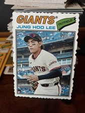 Topps Heritage Deckie die cut Jung Hoo Lee San Francisco Giants 2026 Card #171