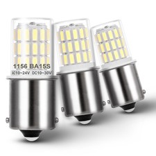 BA15S 1156/1141/1003 LED Bulbs 12V 6000K Super Bright 3Pack for RV Boat