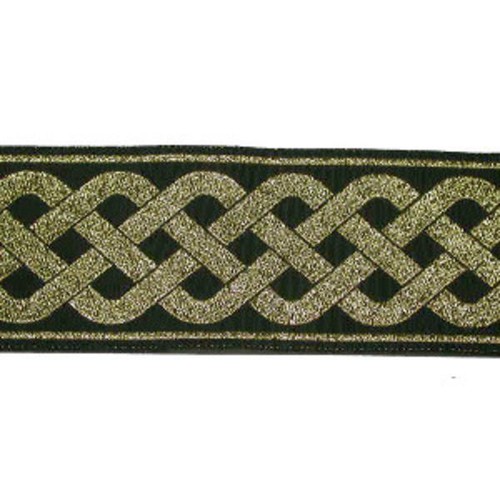 Keltisches Jacquardband - 2 Zoll (50 mm) keltischer Knoten x 3 Yard oder vorgeschnittene Länge (Farben)