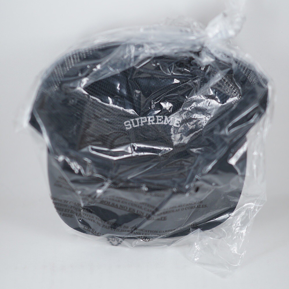 Supreme Camacho Mesh Back 5-Panel Black FW23 Snapback Hat Supreme Camacho Mesh Back 5-Panel Black FW23 Snapback Hat