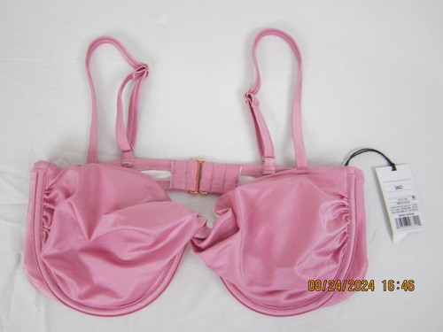 Women's Underwire Twist-Front Bikini Top - Shade & Shore Pink 36C - Picture 3 of 13