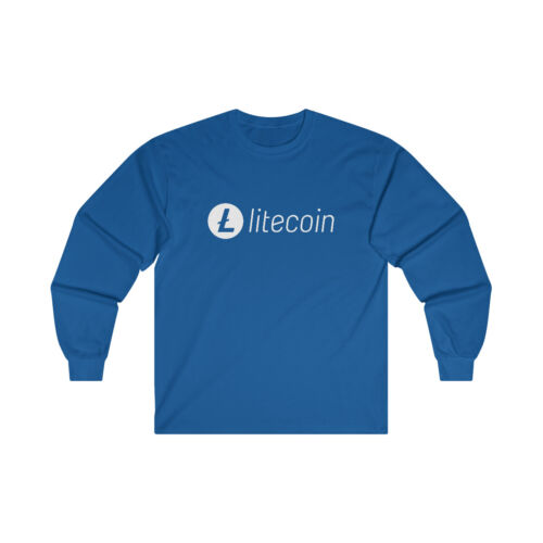 Litecoin Langarm Baumwoll-T-Shirt, Litecoin-Shirt, LTC Langarm, Krypto-Shirt - Bild 17 von 20
