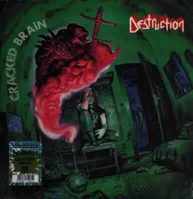 LP Destruction Cracked Brain MIXED SPLATTER VINYL NEW OVP High Roller Recor
