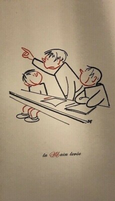 CA26-MENU-SYNDICAT NATIONAL-LA MAIN LEVÉE-PERPIGNAN-1964