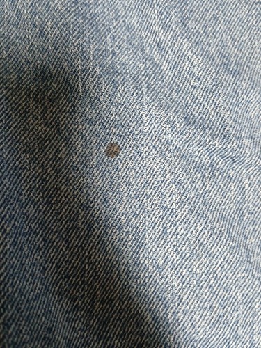 Levis 505 Jeans Mens 36X32 Blue Straight Leg (Non-logo) Red Tab Denim Western - Picture 7 of 11