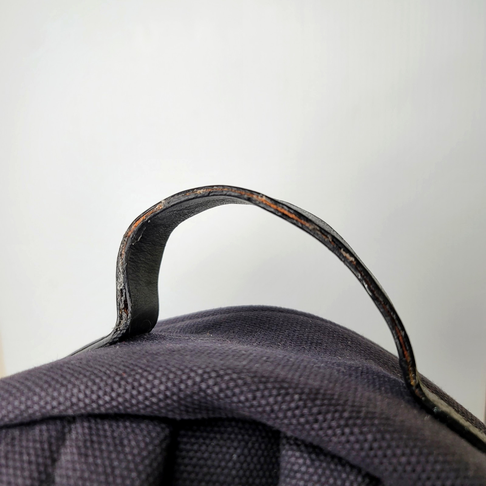 Pendleton Harding Black Wool Canvas Backpack Larg… - image 6