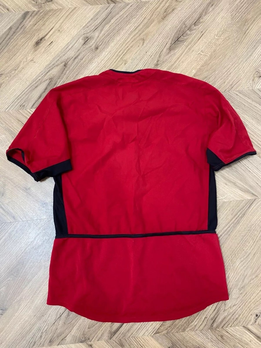 02's NIKE × MANCHESTER UNITED LS Game SH Manchester United 2002/2004 Home Football Shirt Nike Vintage