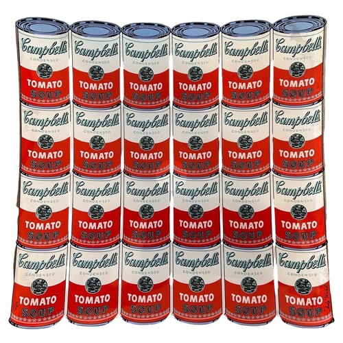 1990s Campbell Soup Square Glass Tray Designed by Andy Warhol for Rosenthal - 第 2/11 張圖片