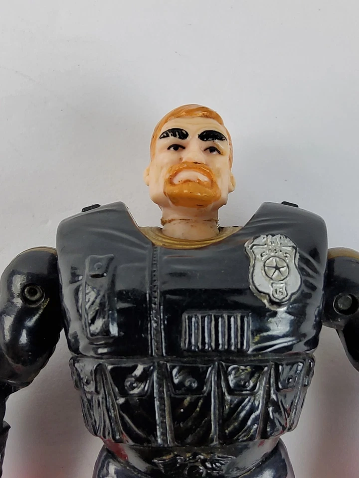 Figura de acción de peso pesado Cops N Crooks 1989 de colección A.T.A.C. Juguete Driver años 80 Foto 2 de 4