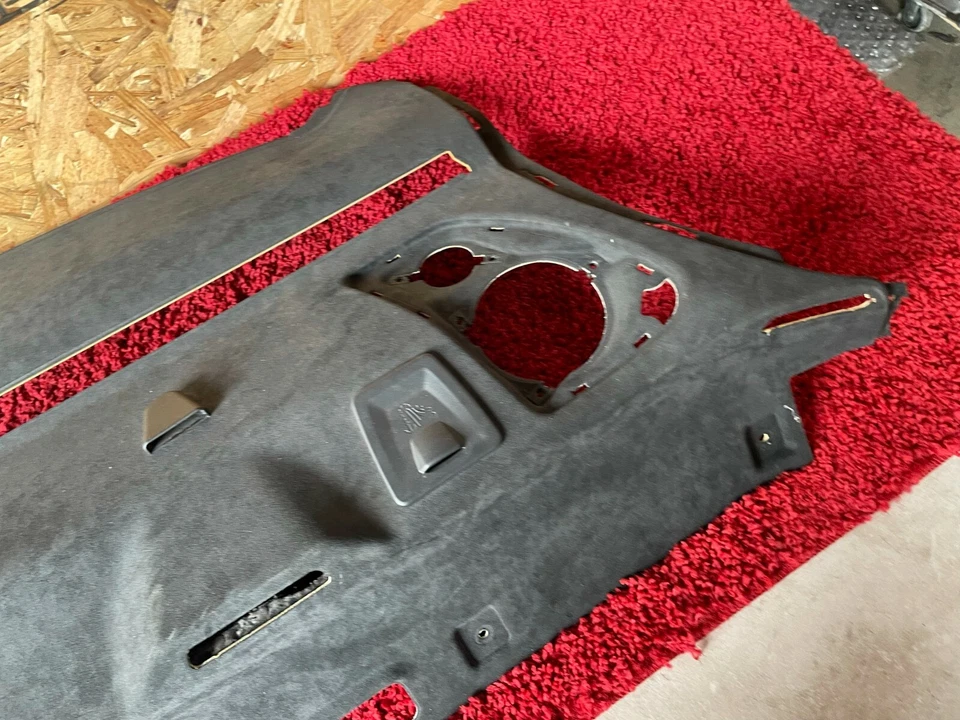 BMW 12-19 F06 M6 GRAN COUPE REAR DECK SHELF COVER PANEL SUEDE ALCANTARA OEM 32K - Image 4 of 4