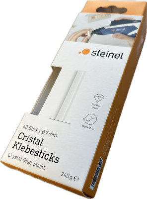 STEINEL 40 Cristal Klebesticks Ø 7, 7mm Schmelzklebestoff Klebesticks Heißkleber