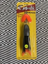 Muskie Bacon Airhead Inline Spinner - Soft Plastic Head - Pike Musky (3302AIR)