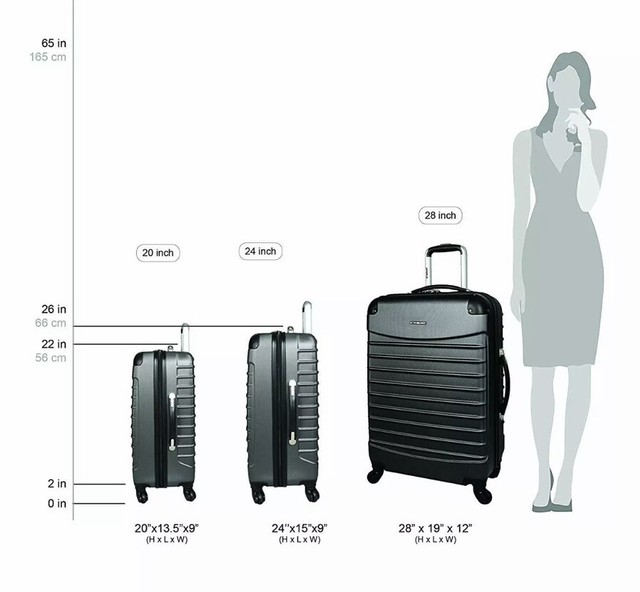 ciao voyager hardside spinner luggage set