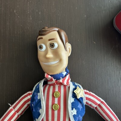 Disney Toy Story Woody 12” Figure Stars & Stripes Thinkway Toys