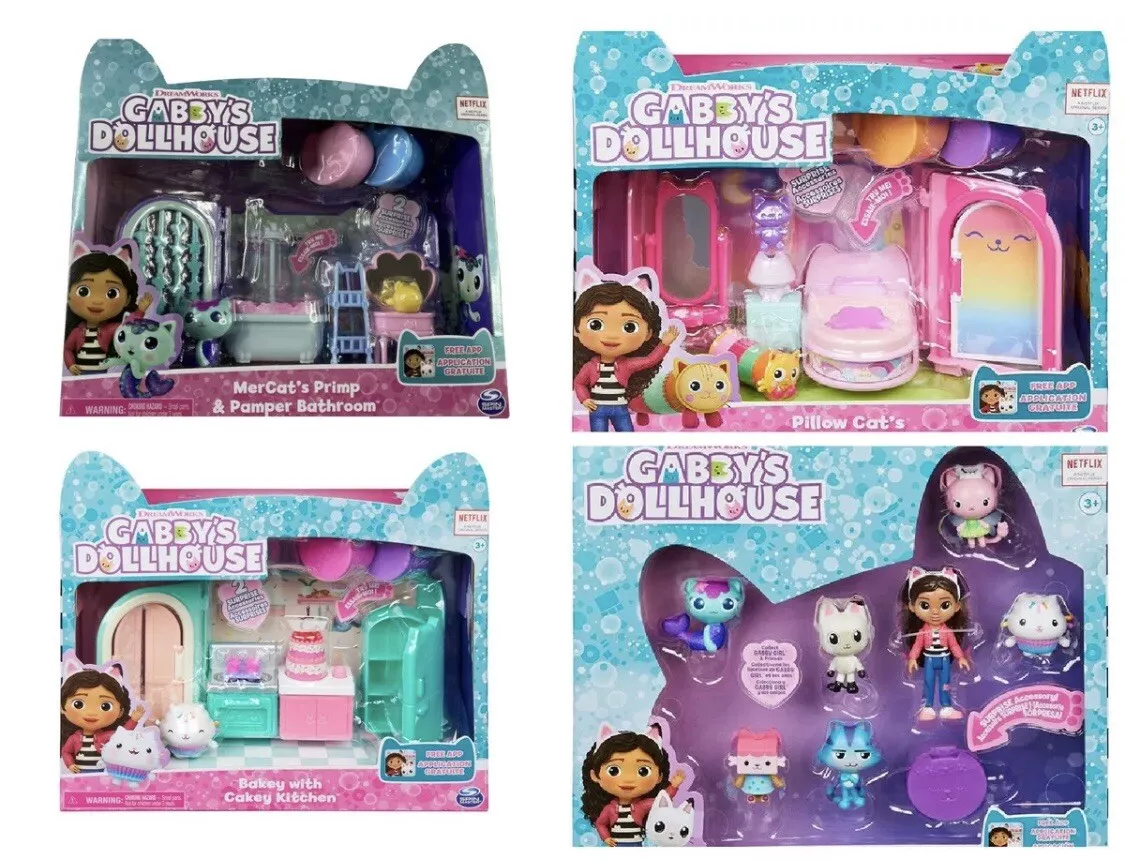 Unboxing Gabby's Dollhouse Pillow Cat's Sweet Dreams, 41 OFF