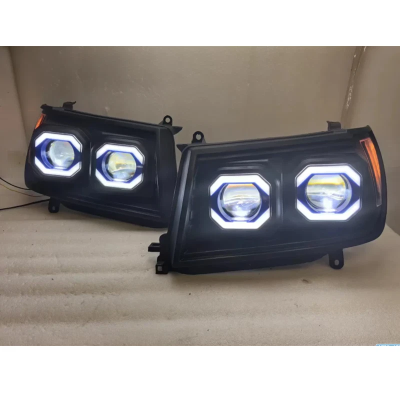Светодиодные фары объектив фары в сборе для 1998-2007 Toyota Land Cruiser LC100 - Изображение 2 из 4