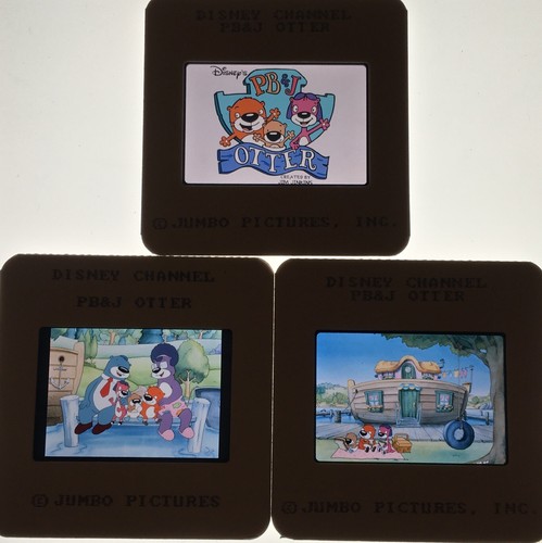 Disney PB & J Otter Animated Rare Original Slides x3