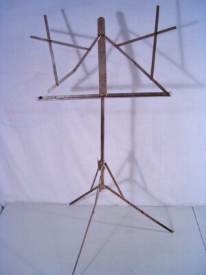管楽器・吹奏楽器 Vintage Sheet music stand holder Vintage Sheet music stand holder