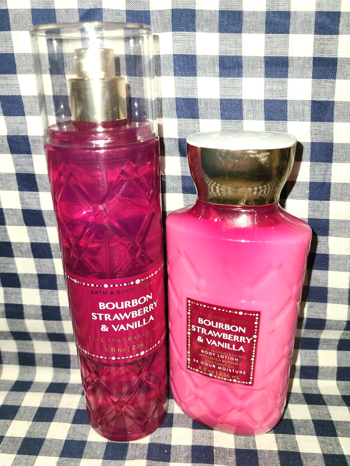 Bourbon Vanilla Bath And Vanilla And Strawberry Perfume Bourbon