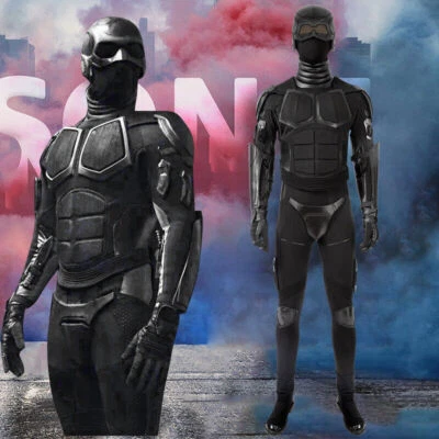 The Boys Season 2 Black Noir Cosplay Costume Mens Halloween Jumpsuit Full Set - Image 1 of 4