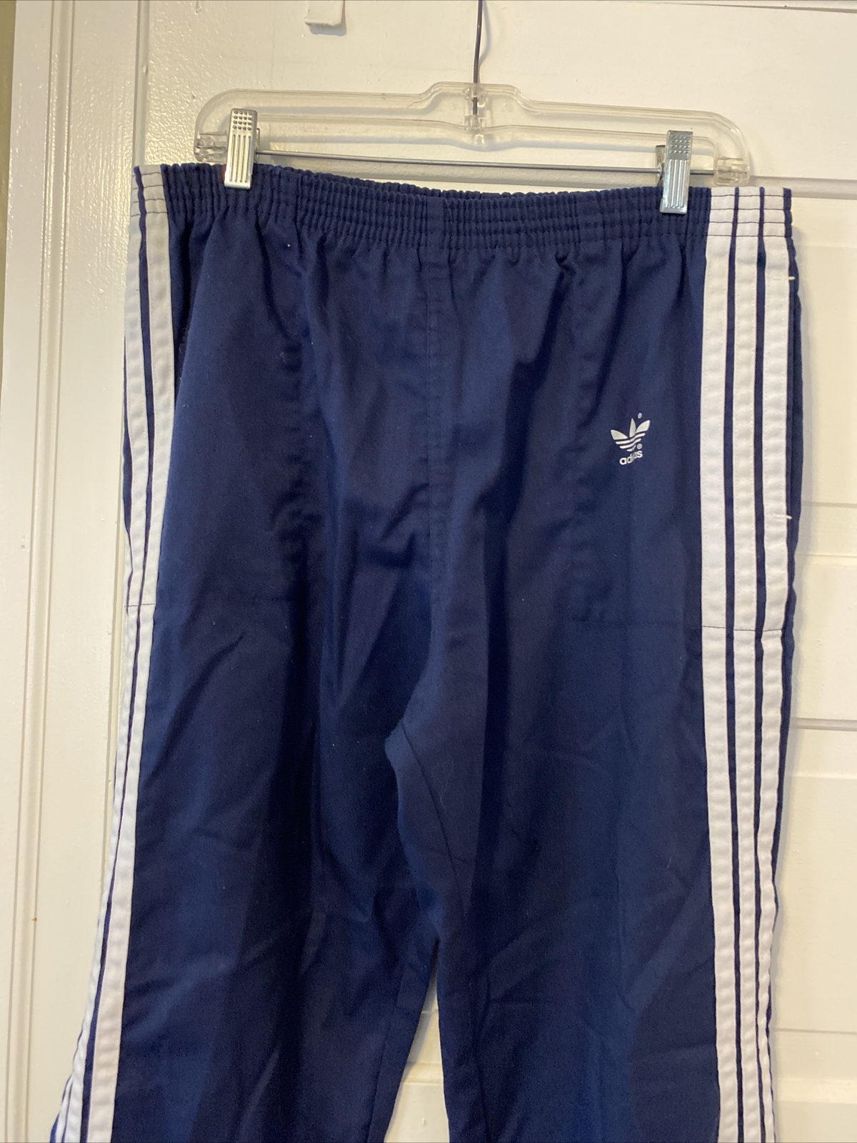 Vintage Adidas Sweatpants Mens Large (3638) Firebird Pants Blue 3