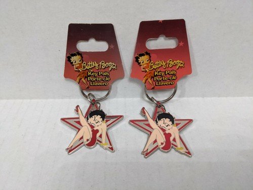 Betty Boop Star Enamel Key Chain - KC4143