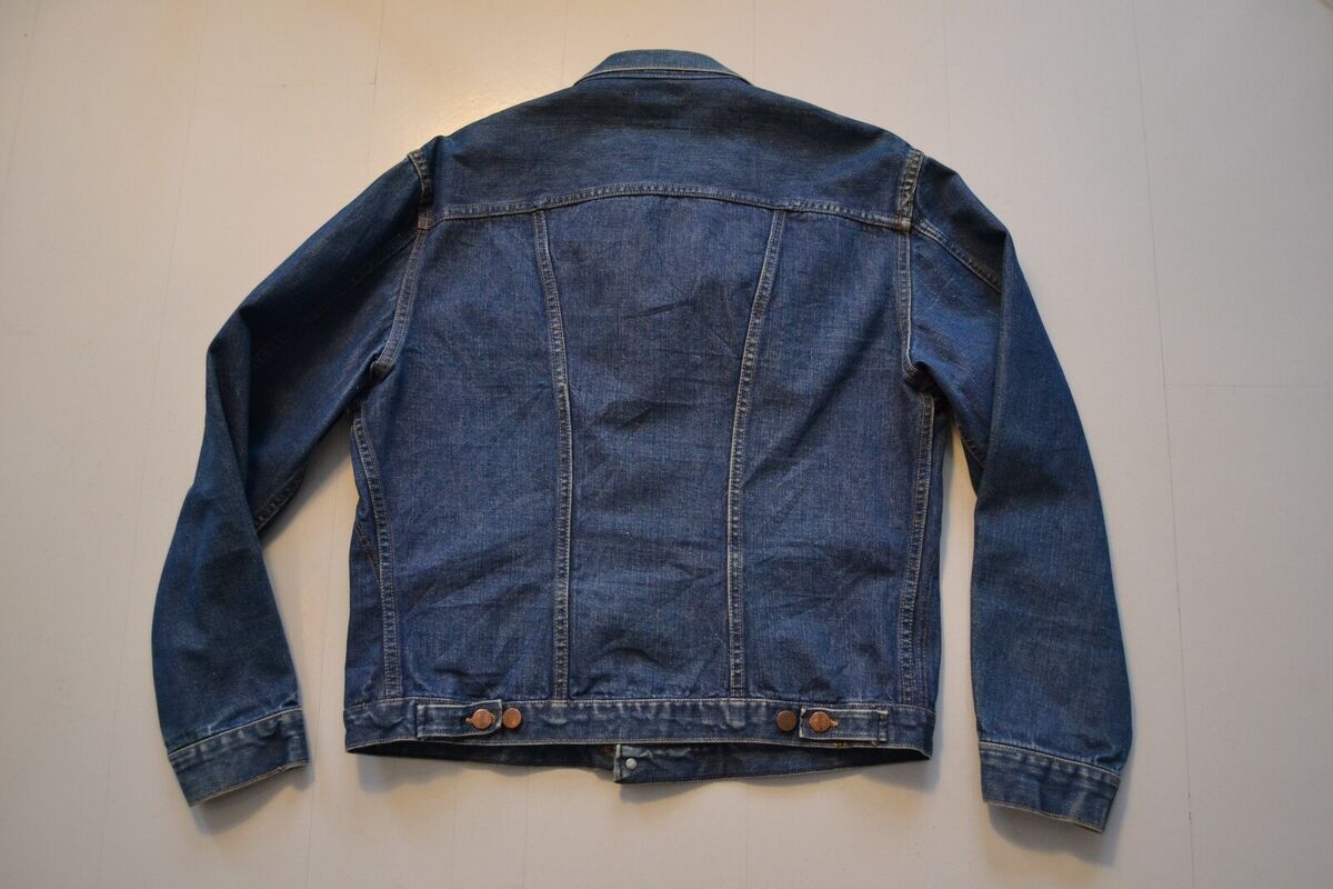 Wrangler 24MJ Denim Jacket Vintage 1960's Selvedge Cream Tag Wrangler 24MJ Denim Jacket Vintage 1960's Selvedge Cream Tag