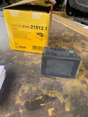 VIMAR Eikon Evo 21512.1 3M Full Flat Grey Colour Touch Screen