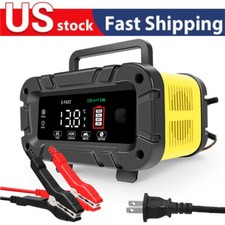 Automatic Car Battery Charger 20a 12v24v Smart Maintainer For Auto Truck Boat Rv
