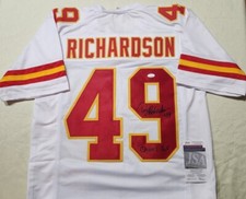 Tony Richardson signed Custom Jersey auto autograph certified size XL JSA Inscri