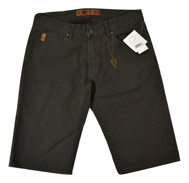 Omit Mens Brown Denim Shorts New Size 32 eBay