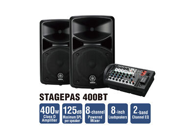 Yamaha STAGEPAS-400BT Portable PA System with Bluetooth