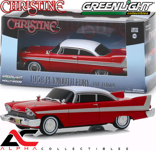 GREENLIGHT 86575 1:43 1958 PLYMOUTH FURY EVIL VERSION 