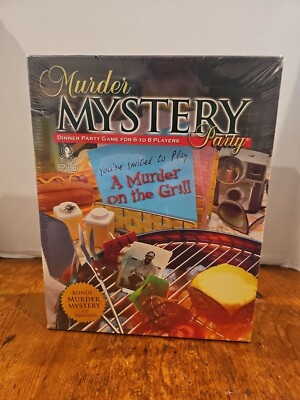 Bepuzzled Murder Mystery Party ''A Murder on the Grill'' Dinner Party Game Sealed