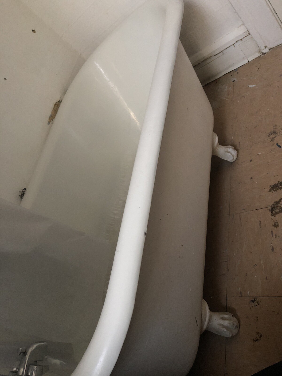 Antique Vintage Original Claw Foot Freestanding Cast Iron Tub eBay