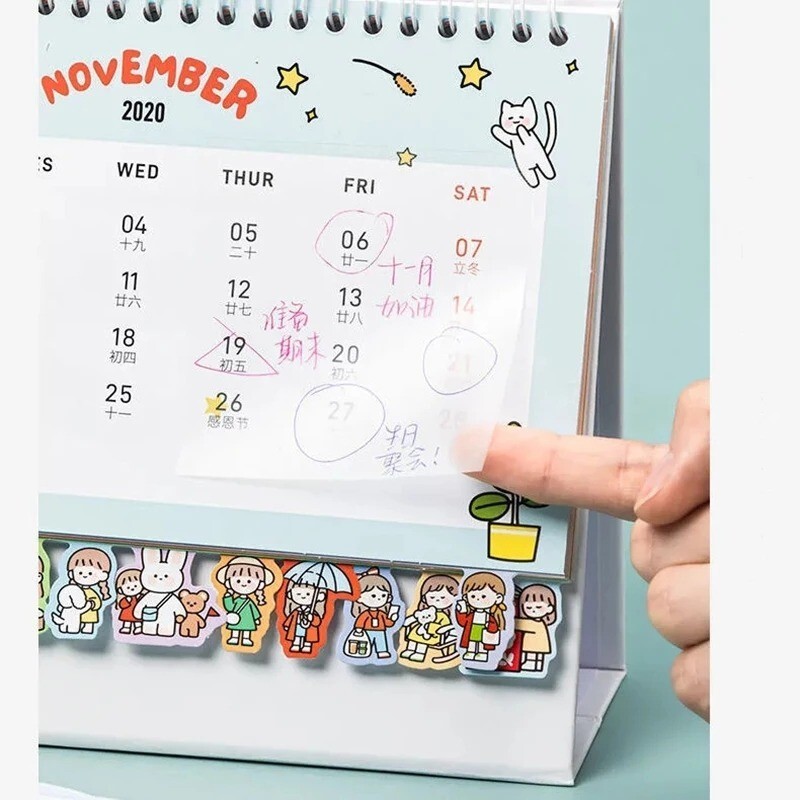 Transparent sticky Notes Post Note Clear Sheets Notepads Stationery 50 Sheets-image