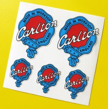Vintage 1960's era Cycle Bike Frame Fork Decals Stickers to fit CARLTON  