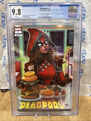 DEADPOOL #7 (NATHAN SZERDY Traded )(1ST DAUGHTER ELLIE AS DEADPOOL) Cgc 9.8