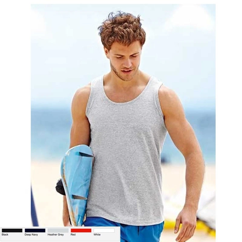 5er Fruit of the Loom Herren Muskelshirt Tank Top Unterhemd Achselshirt S - 5XL - Bild 3 von 4