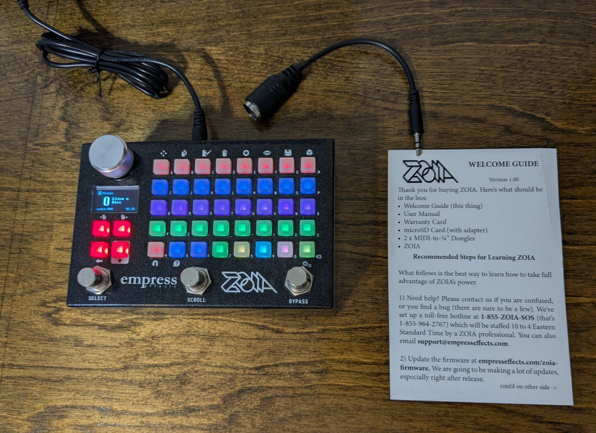 Empress Effects Zoia Modular Synthesizer Guitar Multi Effects