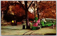 Zoo Line Railroad, Forest Park, St. Louis, Missouri - Postcard