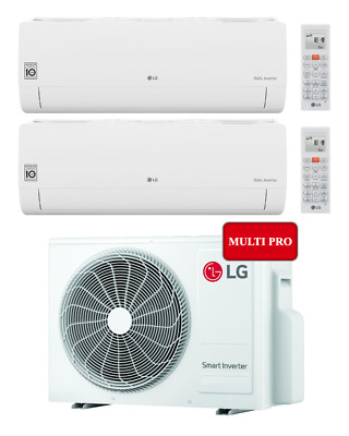 LG Standard II 2-Raum Multisplit Klimaanlage 2,5 + 3,5 kW A+++/A++ WiFi R32