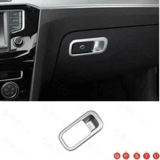 Fit For VW Passat B8 2016-2018 ABS Silver Co-Pilot Storage Box Handle Cover Trim
