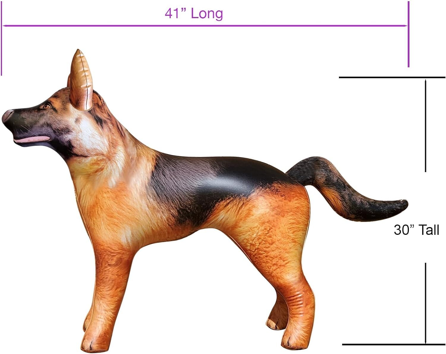 Inflatable German Shepherd Dog K9 Pet Animal Party Decoration Gift Pool