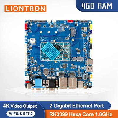 Liontron Rockchip RK3399 LPDDR4 Flash Android Linux Buildroot/Debian /Ubuntu-18