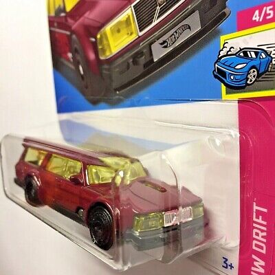 Carro Hot Wheels Volvo 240 Drift Wagon Hct20 Vinho P