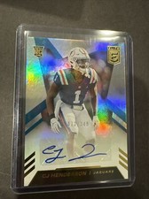 2020 Donruss Elite CJ Henderson Prizm Auto Rookie SP 73/349