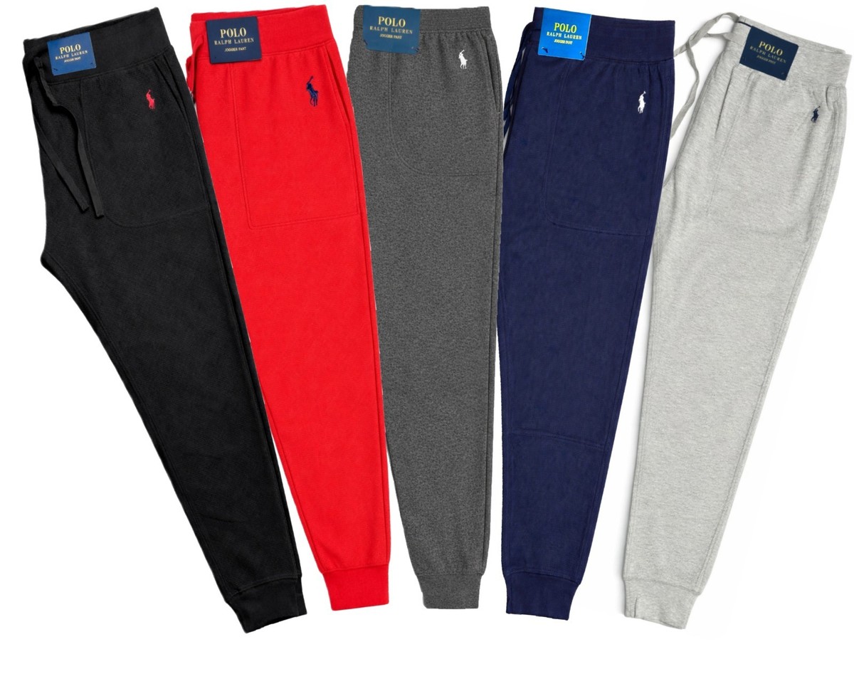 NWT - POLO RALPH LAUREN Men's Waffle Knit Sleep Jogger Pants : 5