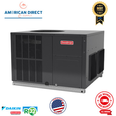 5 Ton Goodman Heat Pump Package Unit 13.4 SEER2 Multi-Position R32