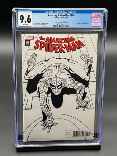 Amazing Spider-Man #800 CGC 9.6 (2018) - Ditko Remastered Sketch Edition 1:1000